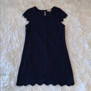 Monteau blue navy dress